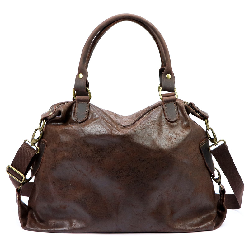 Luka Damska torebka do ręki kuferek skóra naturalna z paskiem dopinanym