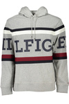 SZARY BLUZA MĘSKA TOMMY HILFIGER BEZ ZAMKU