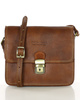 Torba skórzana kwadratowa premium Florence bag - MARCO MAZZINI czarna