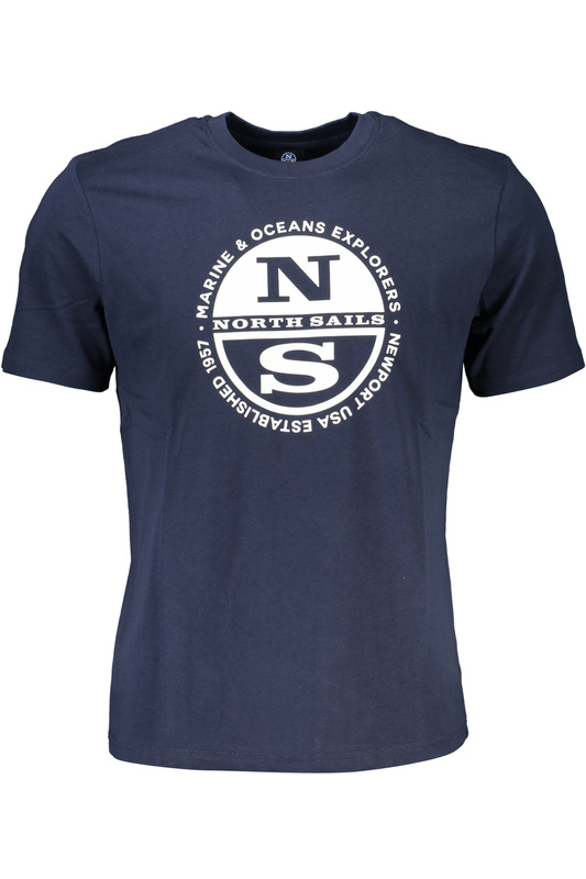NIEBIESKI T-SHIRT MĘSKI Z KRÓTKIM RĘKAWEM NORTH SAILS