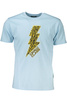 CAVALLI CLASS T-SHIRT MĘSKI Z KRÓTKIM RĘKAWEM JASNONIEBIESKI