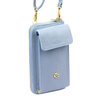 Gregorio etui na telefon z paskiem na ramię portfel torebka skóra naturalna