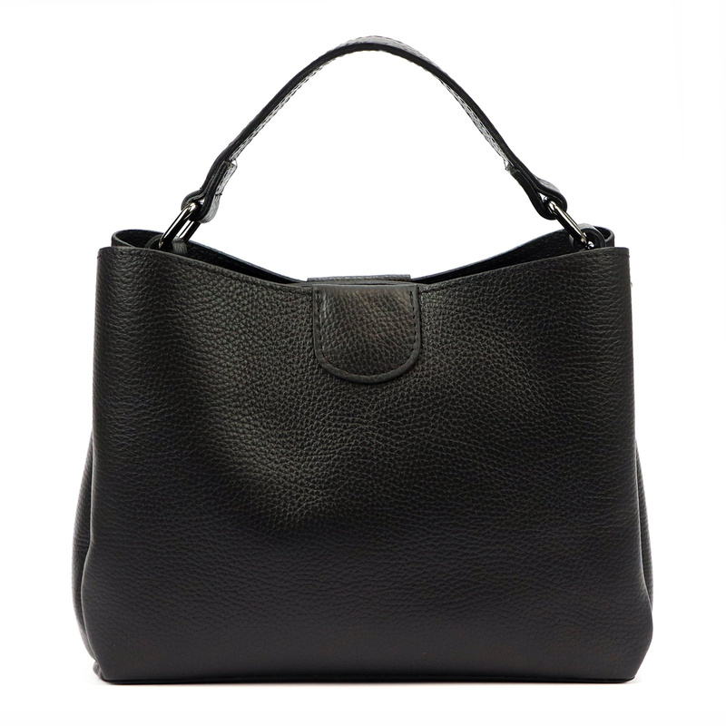 Vera Pelle damska listonoszka skóra naturalna zamsz torebka na ramię