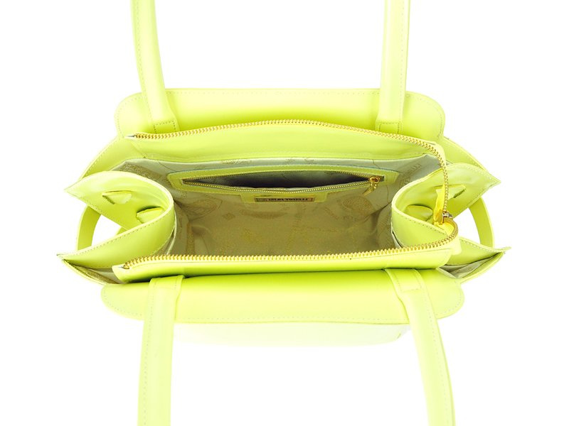 Gilda Tonelli damska torebka na ramię skóra naturalna kuferek do ręki