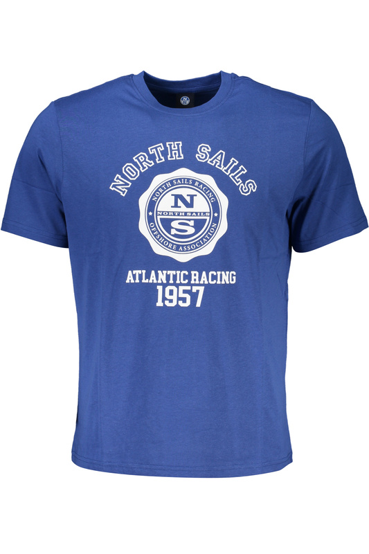 NIEBIESKI T-SHIRT M�SKI Z KR�TKIM R�KAWEM NORTH SAILS