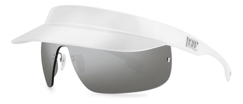 Okulary DSQUARED2 D2-0139-S-VK6. Okulary przeciwsłoneczne, Kolor biały. Mężczyzna.