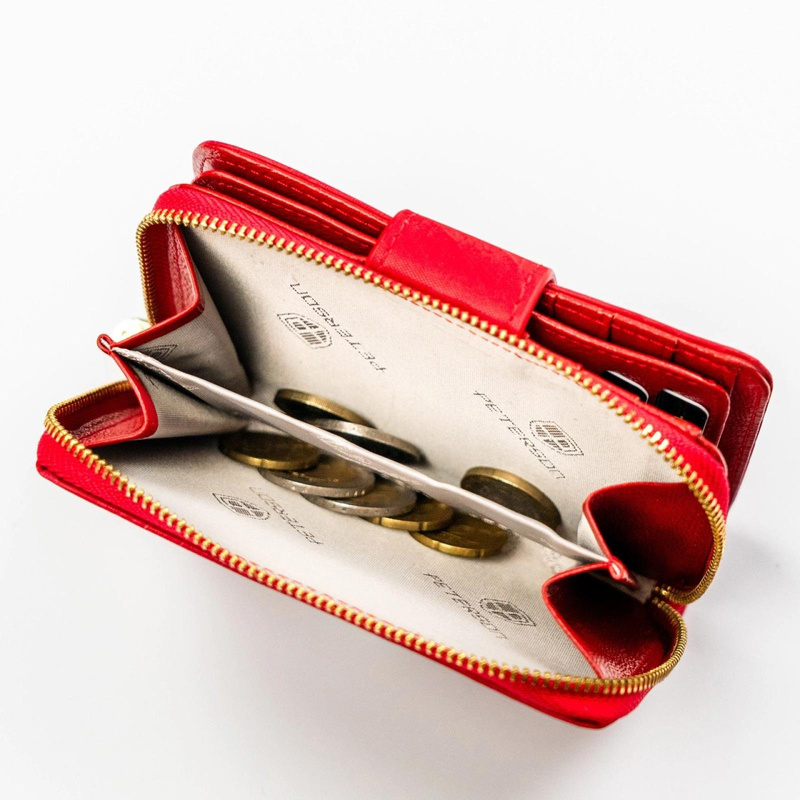 Skórzany damski portfel Peterson PTN PS115-MLF