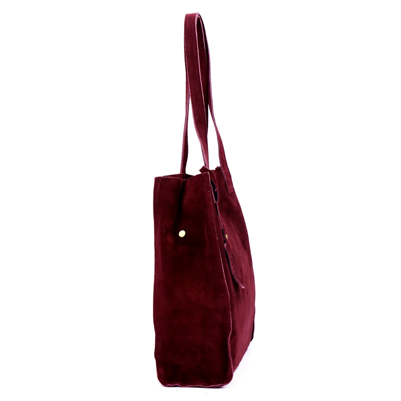 skóra zamsz Damski torebki skórzane Luka 25-041