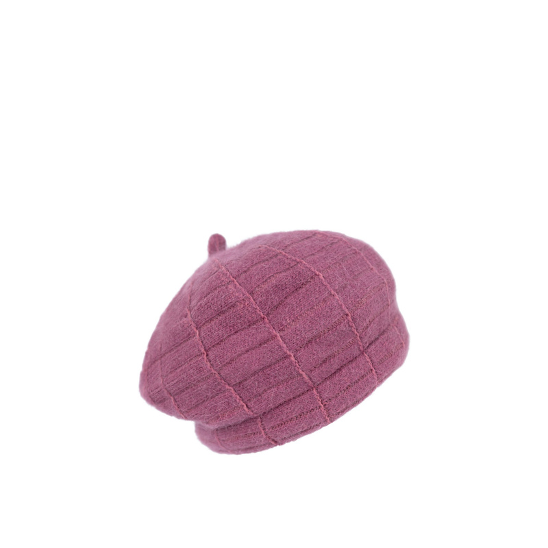 Beret Shaggy Plum