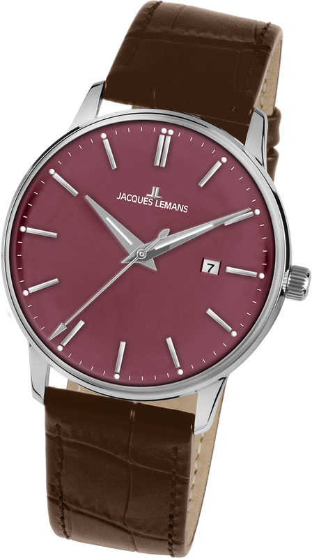 Zegarek JACQUES LEMANS 1-213E. Kwarcowy, Kolor PURPLE. Mężczyzna.