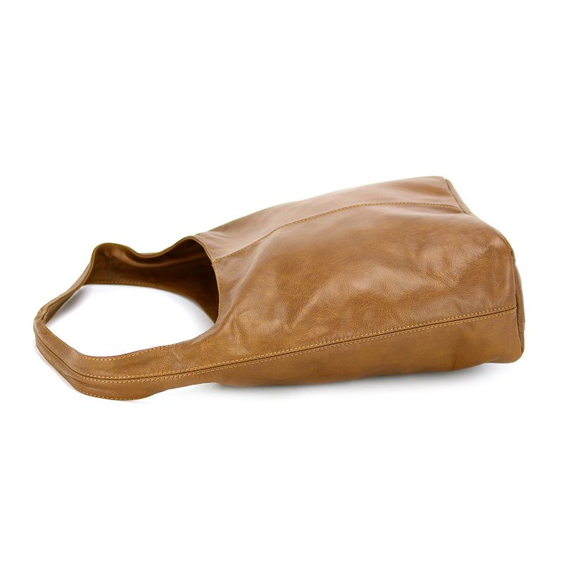 Duża stylowa shopperbag torebka na ramię skórzana z kieszeniami Voyager