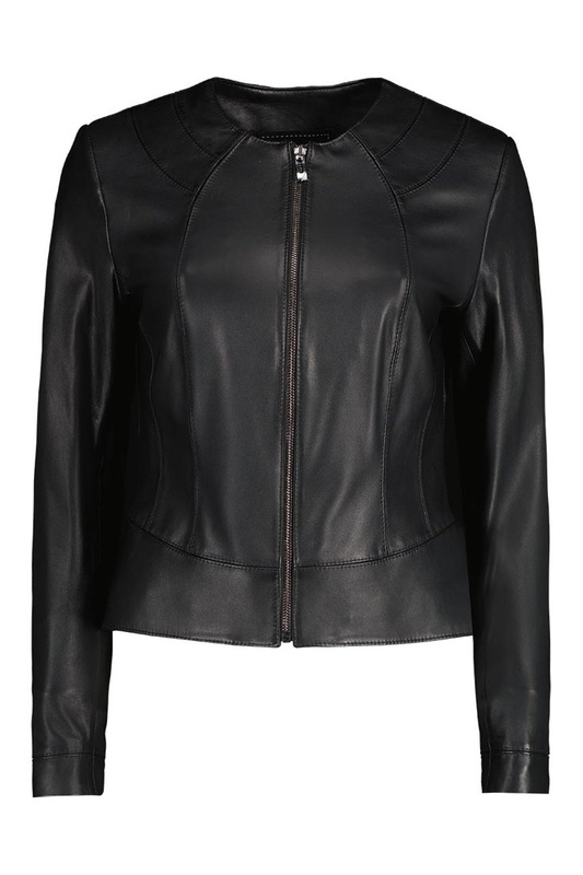 Bukowski Kurtka skórzana Adele damska suwak casual stylowa