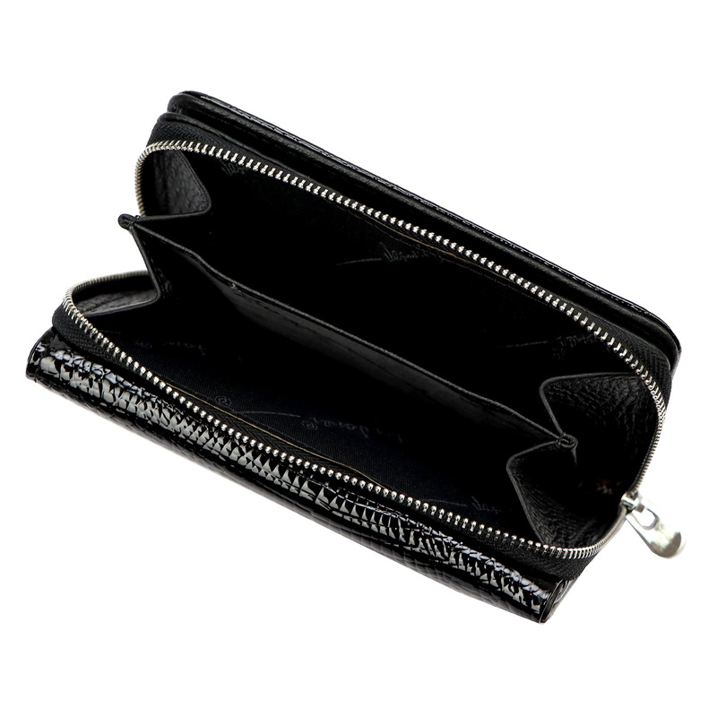 Jennifer Jones damski portfel skórzany wzór skóra krokodyla portmonetka