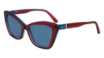 Okulary KARL LAGERFELD KL6105S-424. Okulary przeciwsłoneczne, Kolor niebieski. Kobieta.