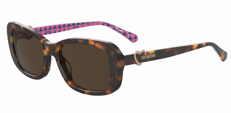 Okulary MOSCHINO LOVE MOL060S05L557. Okulary przeciwsłoneczne, Kolor brązowy. Kobieta.