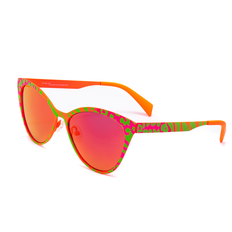 Okulary ITALIA INDEPENDENT 0022-ZEB-055. Okulary przeciwsłoneczne, Kolor żółty. Kobieta.