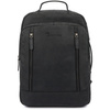 Plecak skórzany na laptopa 15,6 biznesowy duży A4 pojemny czarny premium Beltimore N09