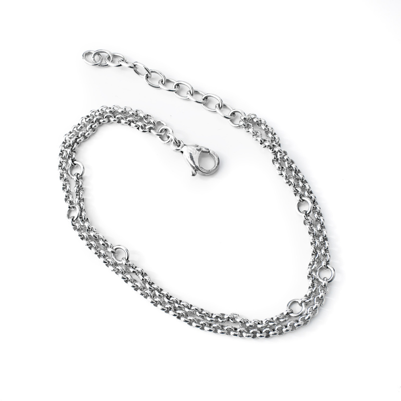 Biżuteria FOLLI FOLLIE 1B0F023FFDF. WRIST, Kolor szary. Kobieta.