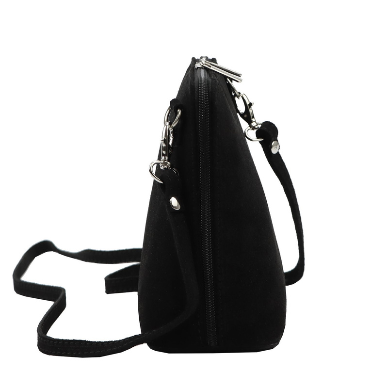 Barberinis Zamszowa skórzana mała damska listonoszka z organizerem na ramię