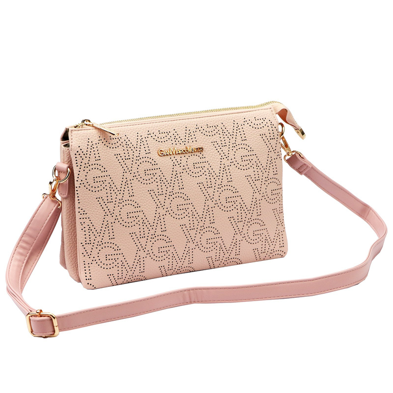 Gian Marco Venturi Listonoszka Na Ramię Damska Mała Skóra Eko Organizer