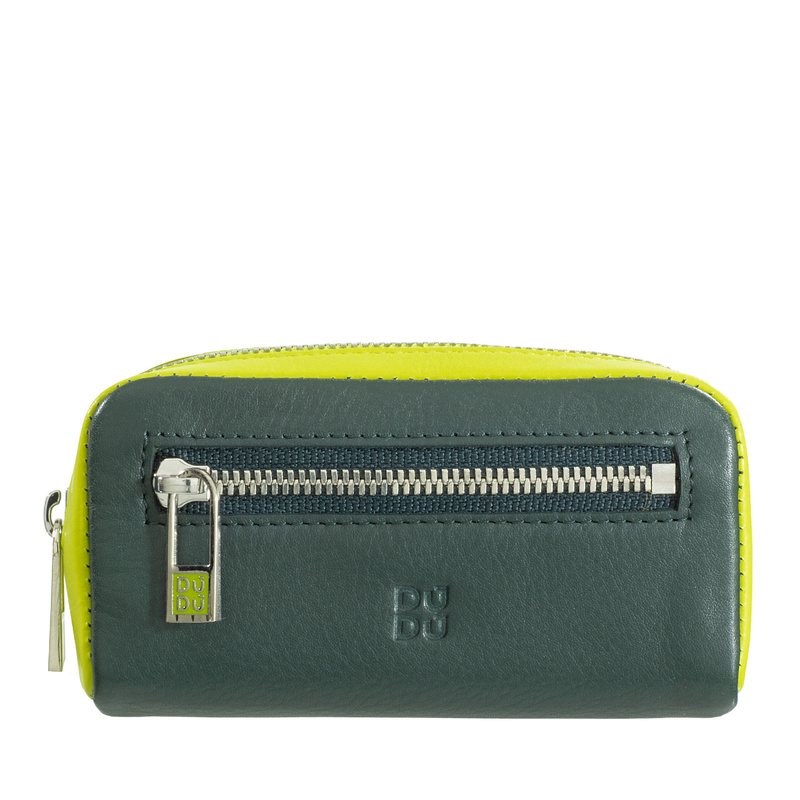 Dudu etui na klucze skóra naturalna z 2 karabińczykami z kieszenią