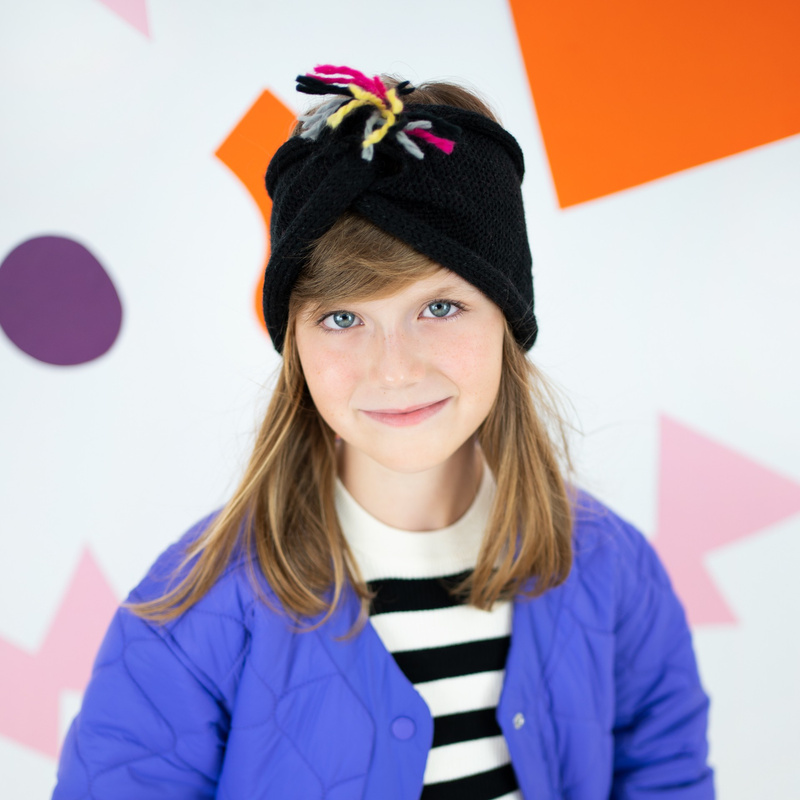 Opaska dziecięca Black aztec