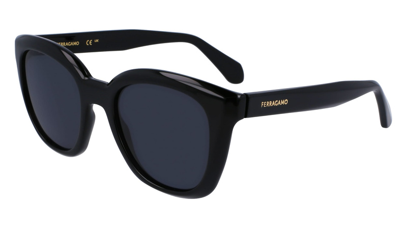 Okulary FERRAGAMO SF2000S522100. Okulary przeciwsłoneczne, Kolor czarny. Kobieta.