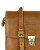 Torba skórzana kwadratowa premium Florence bag - MARCO MAZZINI czarna
