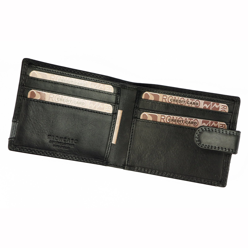 Roncato męskie etui na dokumenty i karty skóra naturalna portfel pojemny