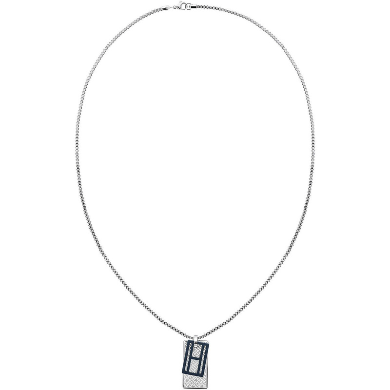 Biżuteria TOMMY HILFIGER 2790451. Naszyjnik, Kolor szary. Mężczyzna.