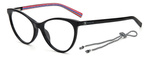 Okulary M MISSONI MMI-0009-807. Okulary, Kolor czarny. Kobieta.