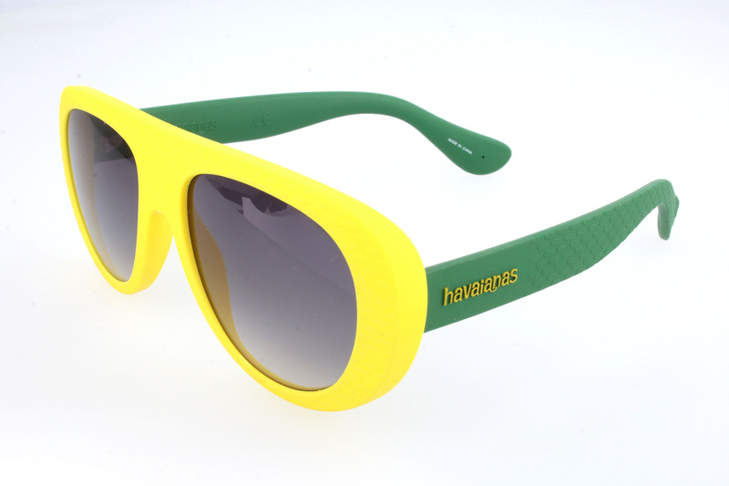 Okulary HAVAIANAS RIO-M-QSX. Okulary przeciwsłoneczne, Kolor zielony żółty. Unisex.