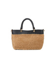 Damska torebka tote Giulia Monti GM1603 piaskowo-czarna