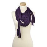 Szal Wełną Przeplatany