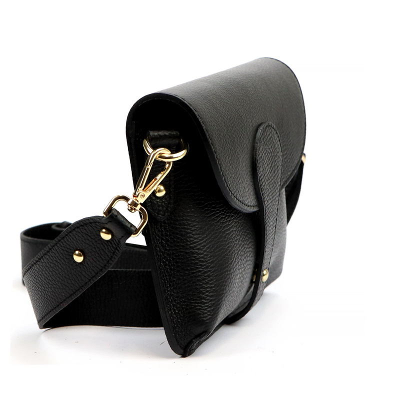 Vera Pelle damska listonoszka skóra naturalna crossbody torebka na ramię