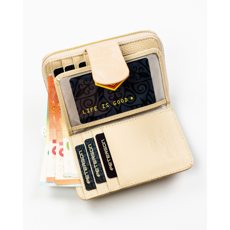 Skórzany damski portfel Peterson PTN PS115-MLF