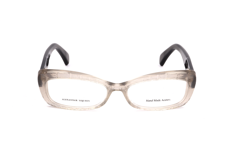Okulary ALEXANDER MCQUEEN AMQ4203K6M. Okulary, Kolor szary beżowy. Kobieta.