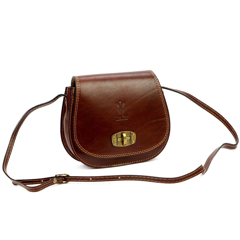 Gregorio Klasyczna damska listonoszka skóra naturalna torebka na ramię