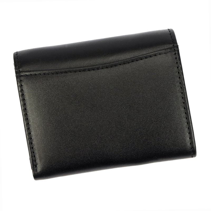 Skórzany damski mały portfel zatrzask portmonetka EL FORREST RFID