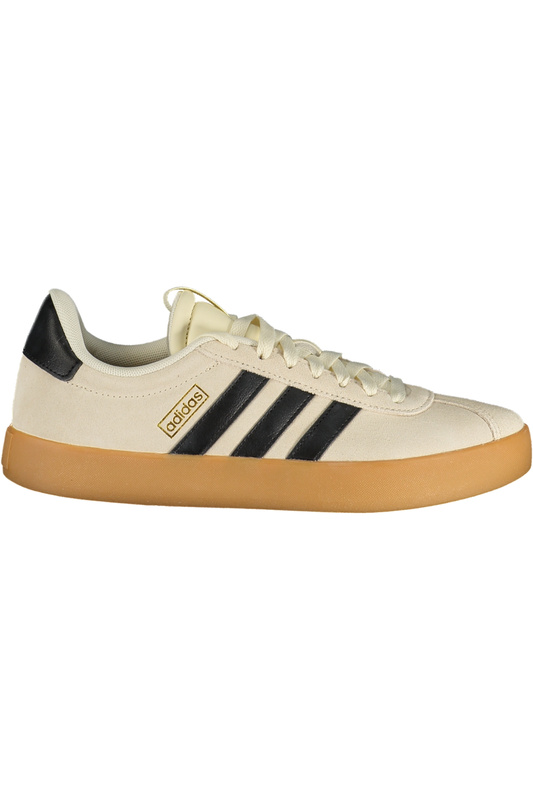 Białe sneakersy damskie ADIDAS Ki 6728 – czarne detale