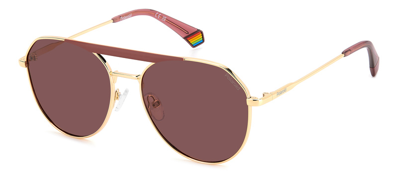Okulary POLAROID PLD6211SXS45. Okulary przeciwsłoneczne, Kolor różowy. Unisex.