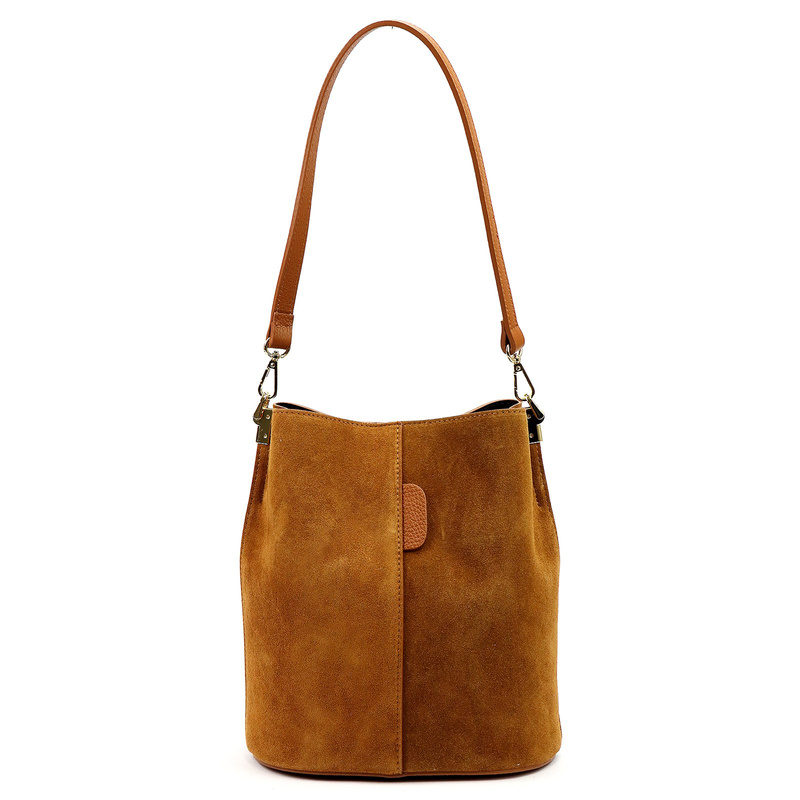 skóra zamsz Damski torebki skórzane Luka 24-096