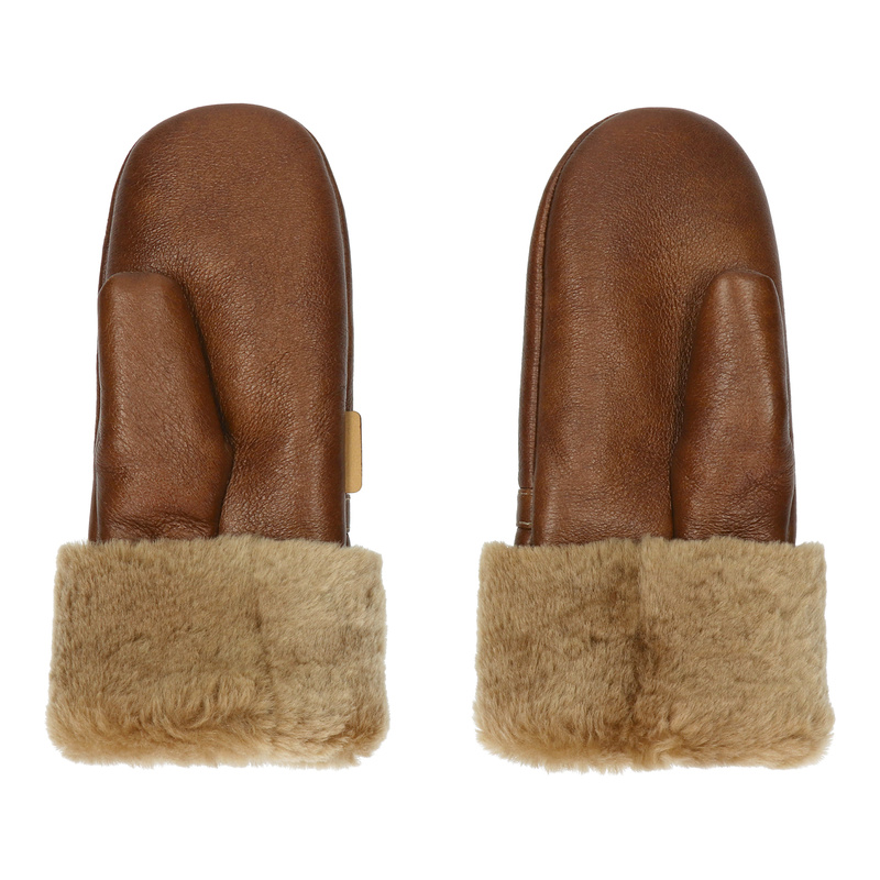 Ciepła damska rękawiczka z jednym palcem, kożuchowa Podhale