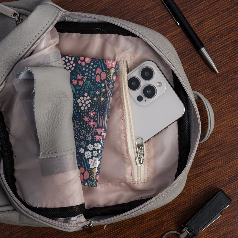 Plecak torebka damska Skórzana Beltimore jasno szary022