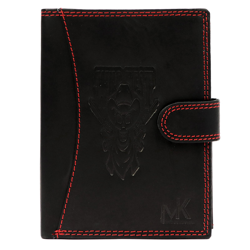 Skórzany męski portfel Money Kepper CDD 5601B WILD WEST