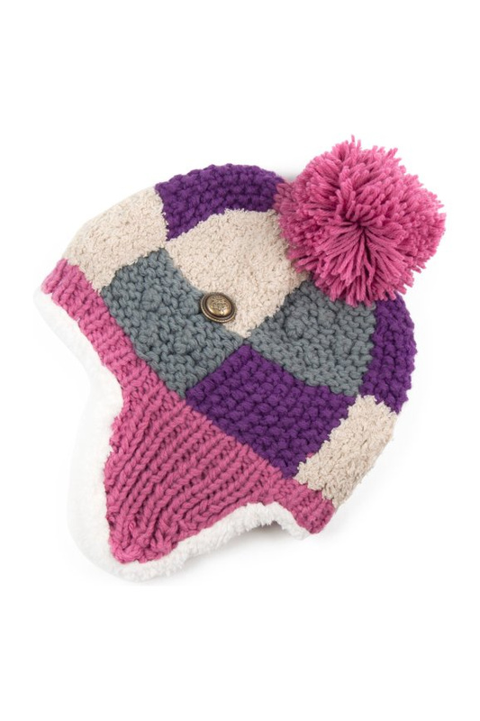 Uszanka Mięciutka Szachownica