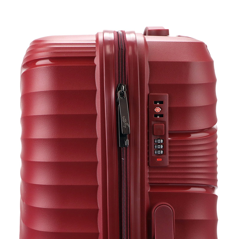 Jony zestaw trzech walizek podróżnych na kółkach z kosmetyczką ABS