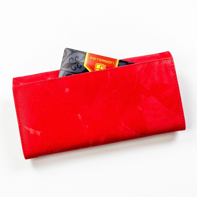 Skórzany damski portfel Peterson PTN PS401-MLF