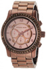 Zegarek MICHAEL KORS MK5543. Kwarcowy, Kolor różowy brązowy. Kobieta.