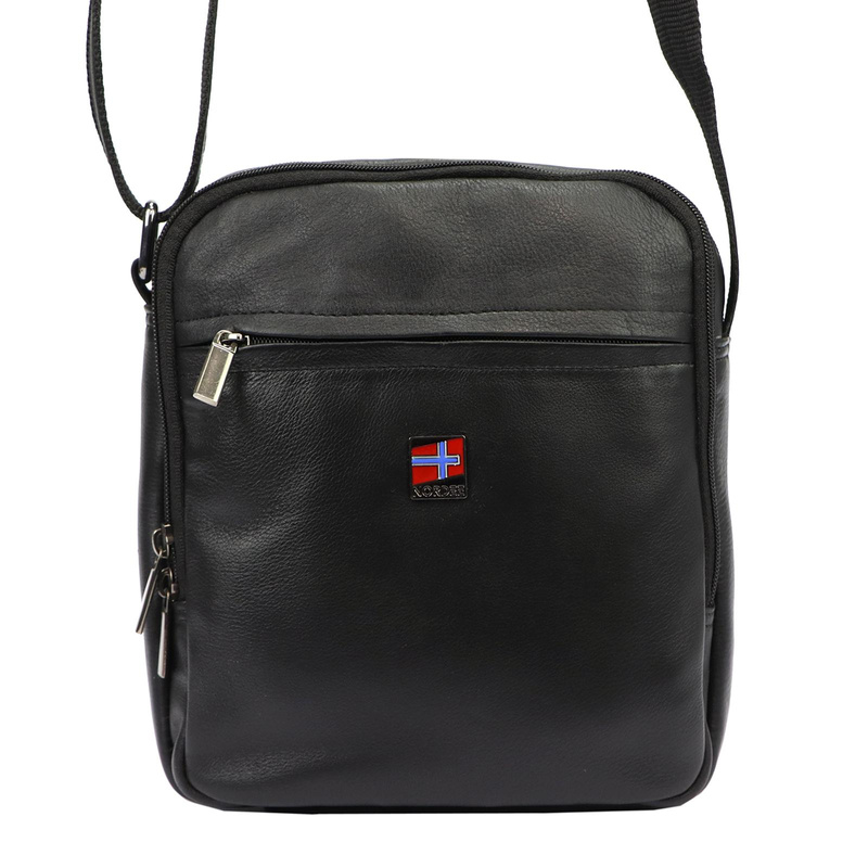 Saszetka męska z naturalnej skóry Nordee MSD-02 GM07 NAPPA